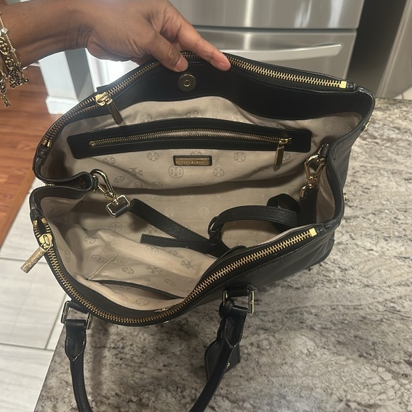 Leather Tory Burch Top handle bag - Picture 2 of 4